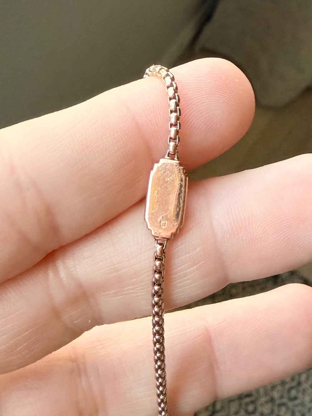 Monica Vinader Baja Deco Bracelet Diamond 18k Rose Gold - Picture 11 of 12